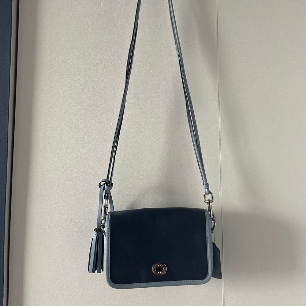Blue Coach Purse